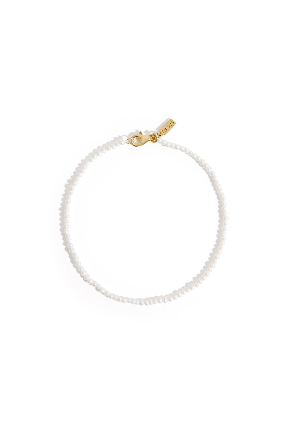 Freshwater Pearl Bracelet in Gold