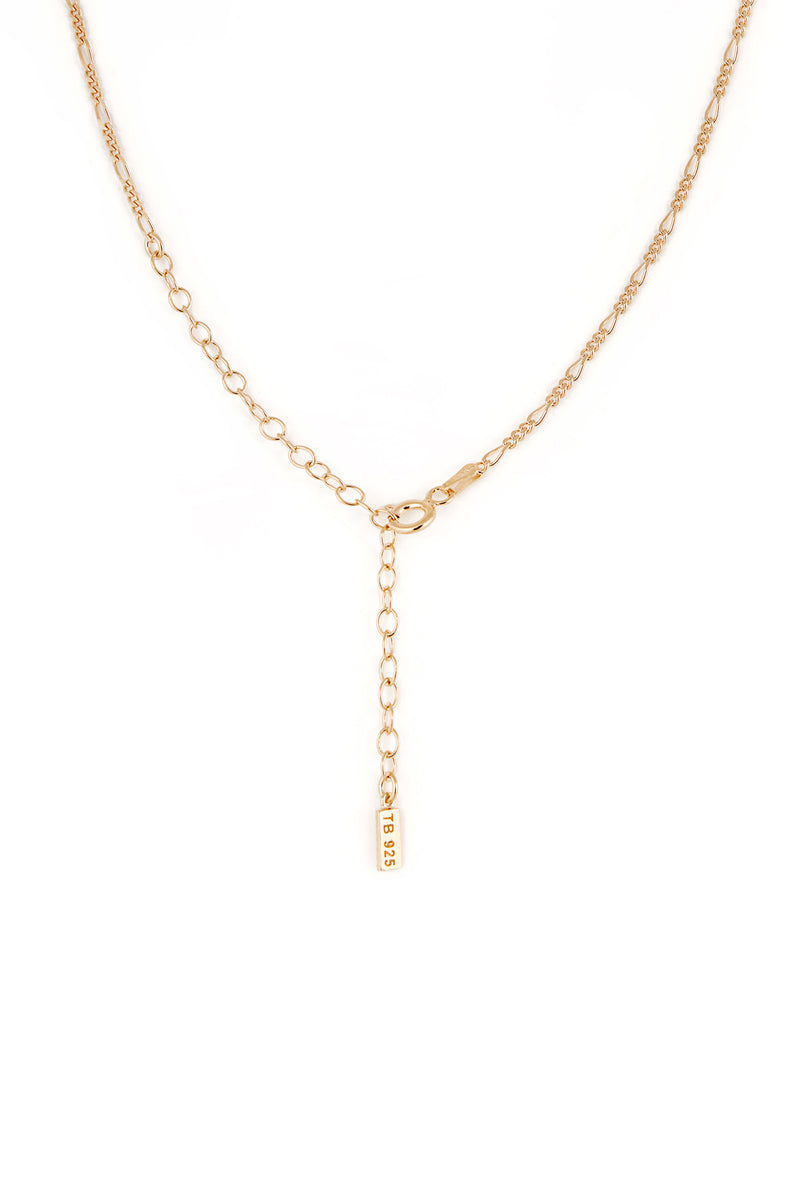 Delicate Figaro Chain in Gold