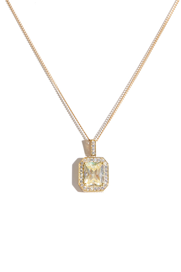 Baguette Pendant in Gold