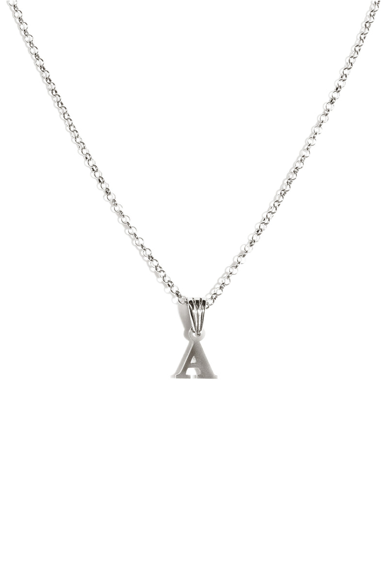 Alphabetic Pendant in Silver