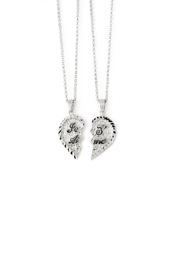 Je T'aime Pendant in Silver