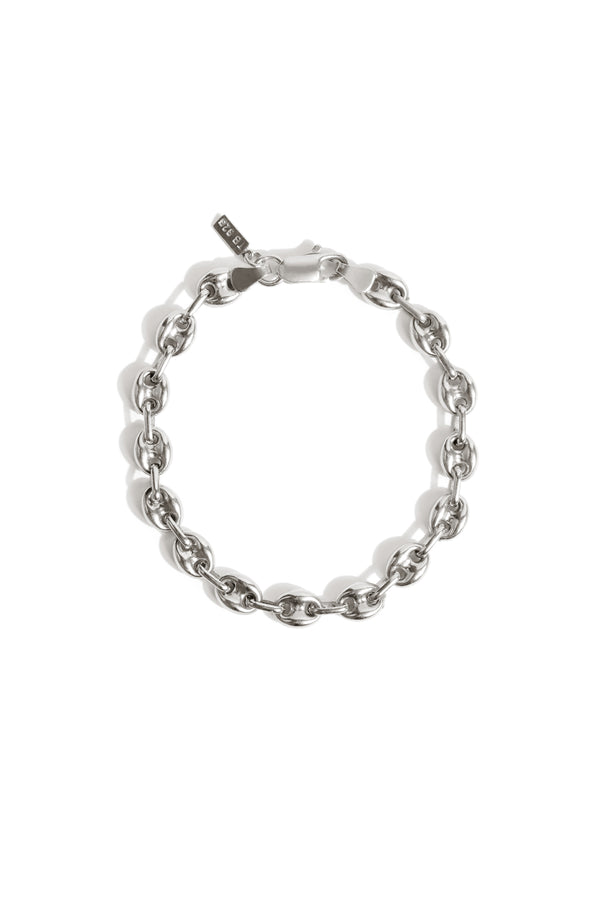 Bracelet Grain de Café en Argent